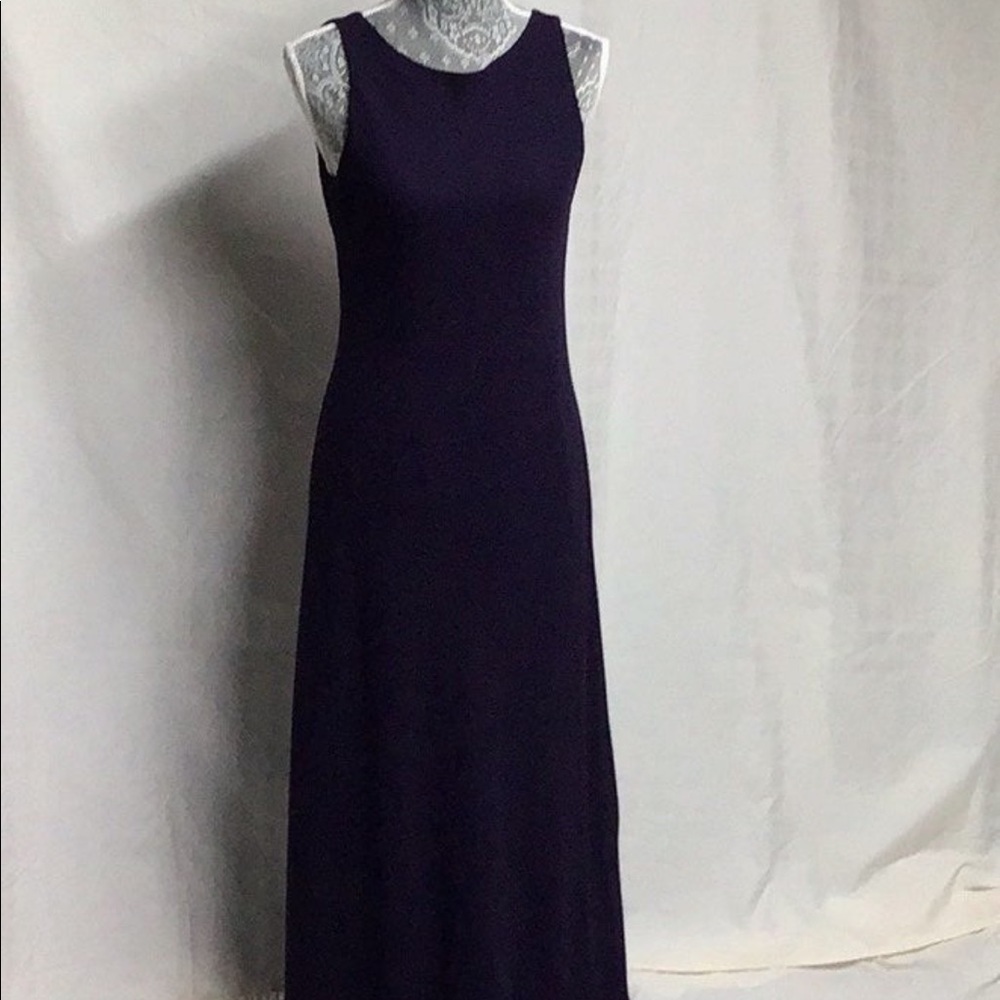 Purple evening gown